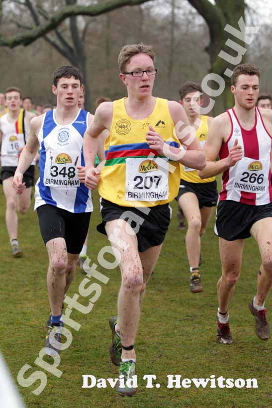 Daniel Johnson (North East) under-20 mens McCain World Cross Country Trials and Inter Counties.